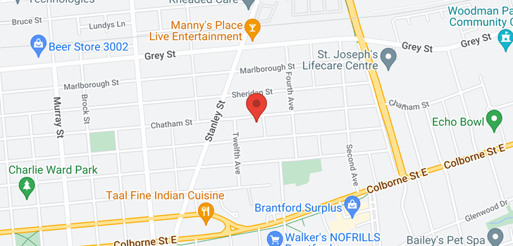map of 375 CHATHAM Street
